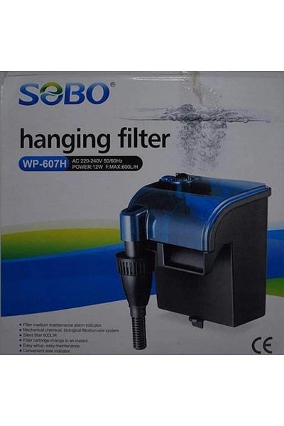 Sobo 600Lt/H 12W Maxi Hanging Waterfall Filter