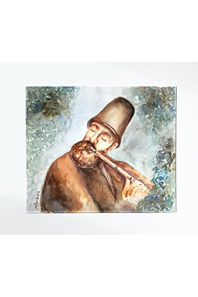 Sarisa Pictură originală în acuarelă