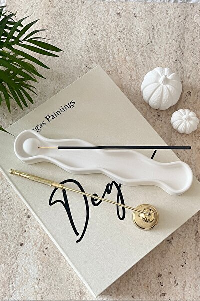 Mandalin Art Studio Uzun Kıvrımlı Dekoratif Tütsülük