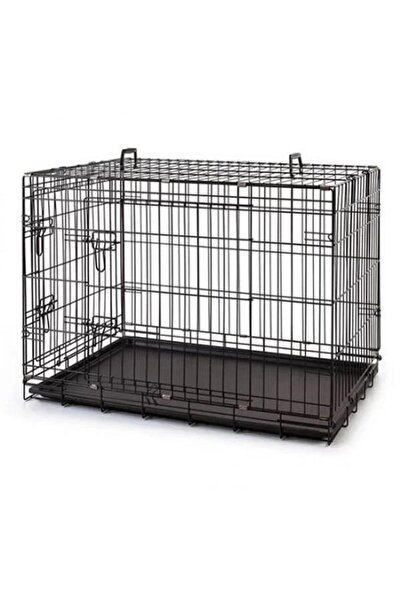 Has Metal Köpek Kafesi 91x61x66 Cm Siyah