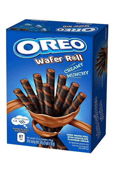 Mondelez Oreo Chocolate Wafer Roll, 54 gr