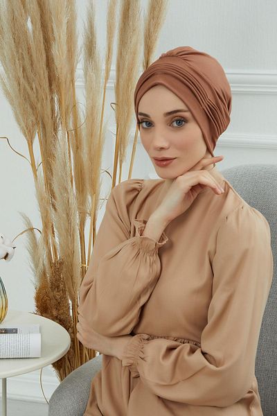 Aisha's Design B-19 Model Pleated Combed Cotton Bag