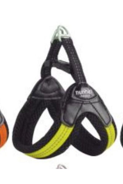Nunbell Green Small Breast Dog Collar with Neoprene, Reflective (2-4 kg)