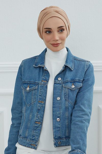 Aisha's Design حقيبة قطنية ممشطة مطوي موديل B-19