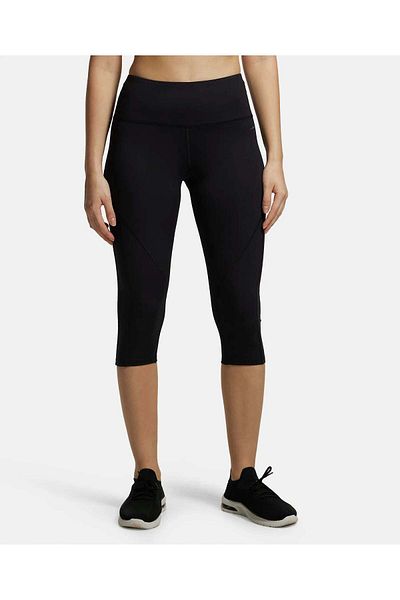 JOCKEY Move Women Slim Fit Capri MW36-01 Black