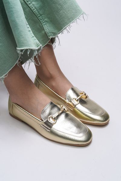 Riccon Ophisalia 001293   Model Gold Women's Ballerinas