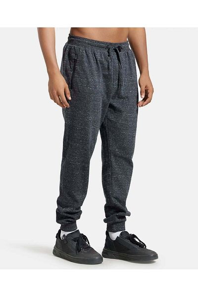 JOCKEY Athleisure-Mens Strait fit Track AM02-01 Black