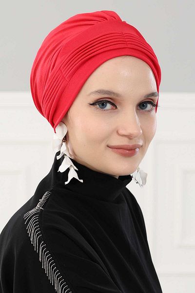 Aisha's Design B-19 Model Pleated Combed Cotton Bag