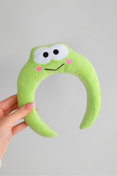EFBUTİK Green Cute Frog Crown