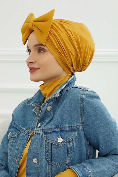Aisha's Design Giant Bow Bonnet,b-11