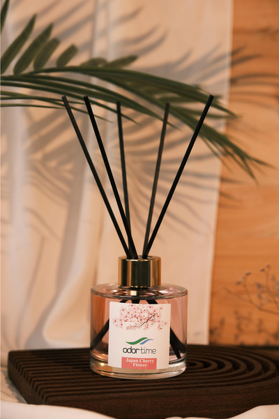 Odor Time Japon Kiraz Çiçeği Bambu Çubuklu Oda kokusu Japon Cherry Reed Diffu...