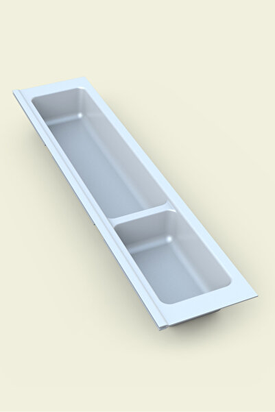 tify Kitchen Drawer Modular Two Compartment Cutlery Holder White 11Cmx48Cm (Can Be Cut 4cm from the Length)
