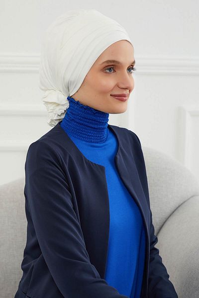 Aisha's Design موديل B-14 بونيم قطني ممشط متقاطع