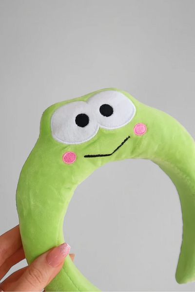 EFBUTİK Green Cute Frog Crown