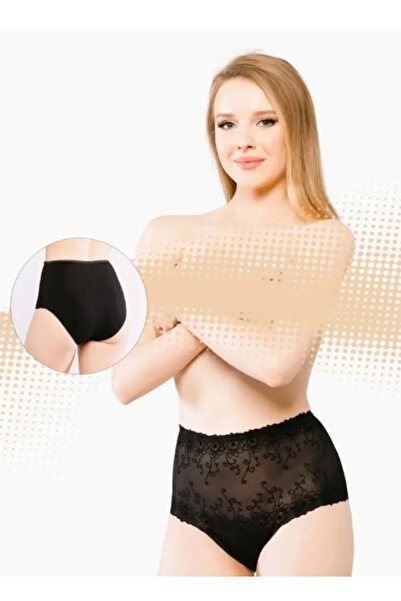 Belinay Μαύρα γυναικεία εσώρουχα - 47% βαμβάκι, 47% Modal, 6% Elastane, οικονομική συσκευασία των 4