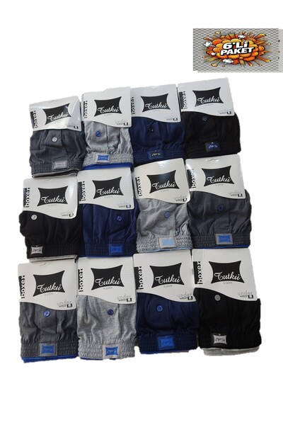 Pardon 6 Pieces Towel Waist Boxer