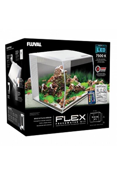 Fluval Flex Akvaryum 34 Lt Beyaz