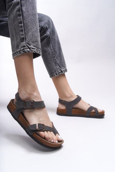 Riccon Clarmythe Women's Sandals 0012503   Dark Brown