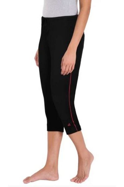 JOCKEY بنطلون رياضي نسائي من BU-Knit 1390-01 باللون الأسود