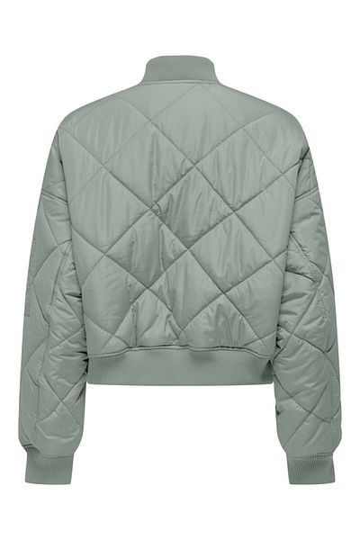 ONLY Women's Green2 Onlviola Short Bomber Cs Otw Coat 15315312 -Jadeite