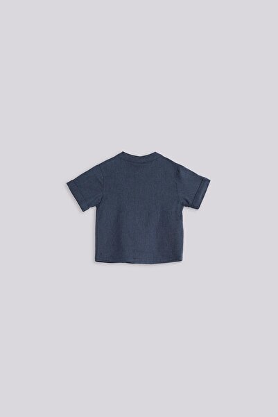 Layette Baby Boy Navy Blue Shirt