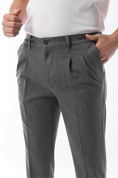 İDS COLLECTİON Pantaloni de iarnă din țesătură lycra plisată