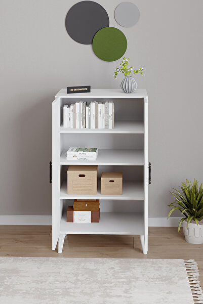 Dekomonte Çok Amaçlı Mutfak Kiler Banyo Balkon Ofis Dolabı - Beyaz