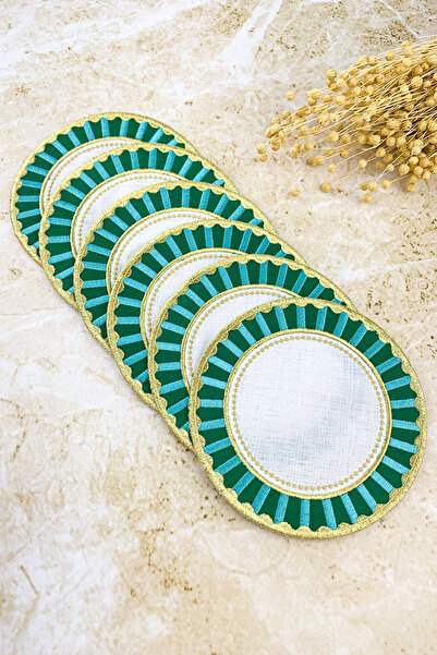 WEARE2 Turcoaz verde Pip Studio Love Birds Șervețele de cocktail asortate - 6...