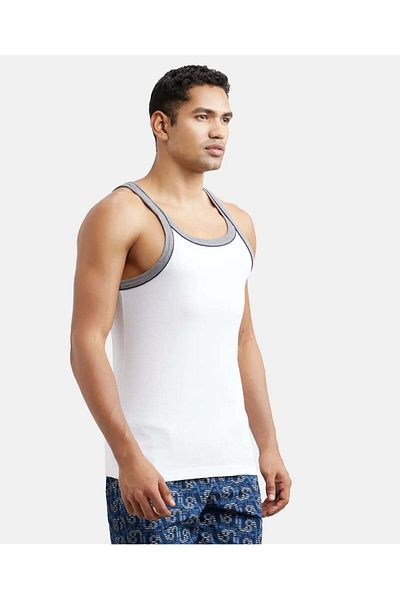 JOCKEY USA Originals Fishion Vest US54-01 White