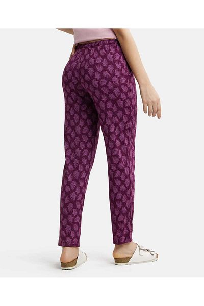 JOCKEY AOP Knit long pant RX09-01 Purple