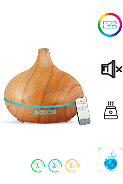 auhma Hava Nemlendirici Kumandalı Büyük Boy 500ml Humidifier Ultrasonik Buhar...