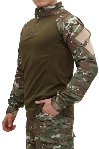 SINGLE SWORD Μπλουζάκι Judge Collar Tactical Combat με διαγώνιες τσέπες