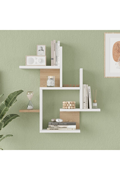 Yurudesign Shelf 21 Duvar Rafı Sepet-Beyaz WL21-SW