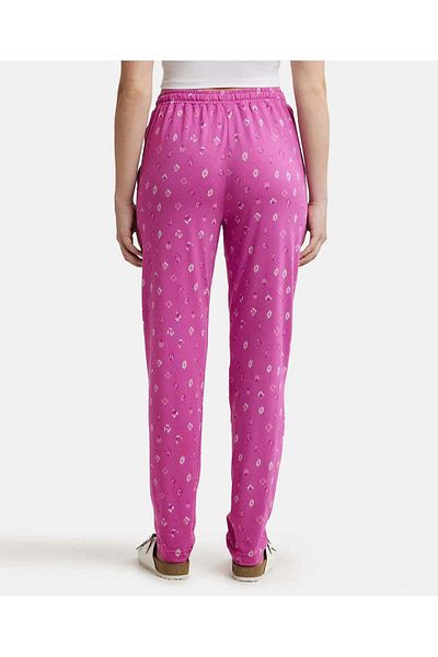 JOCKEY AOP Knit long pant RX09-01 Purple