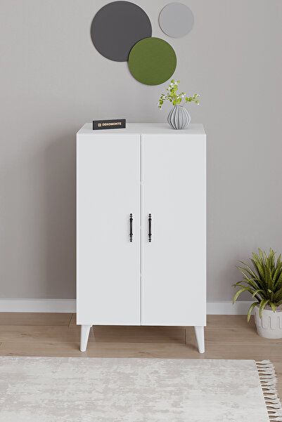 Dekomonte Çok Amaçlı Mutfak Kiler Banyo Balkon Ofis Dolabı - Beyaz