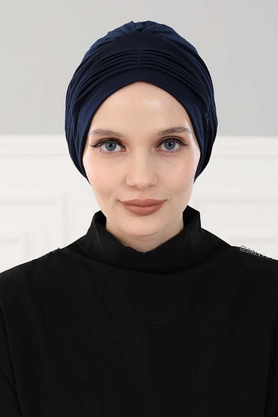 Aisha's Design B-19 Model Pleated Combed Cotton Bag