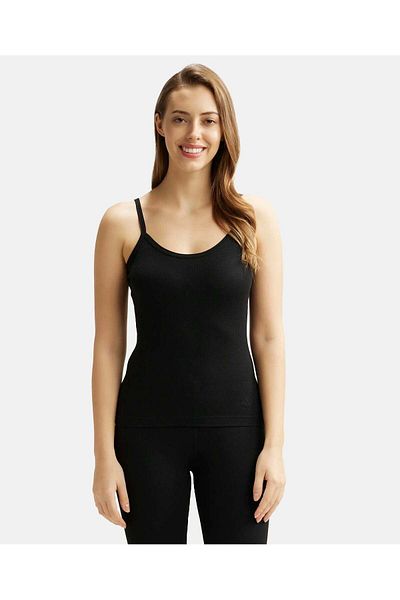 JOCKEY Thermal Spaghetti Top 2501-01 Black