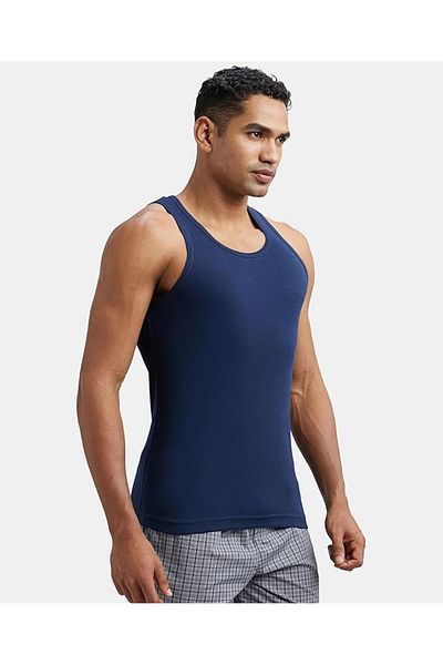 JOCKEY 24X7 Racer Back Tank Top 1467-01 Blue