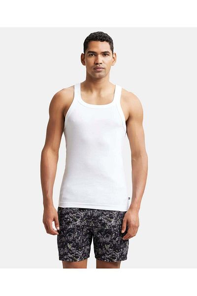 JOCKEY Zone Square Neck Vest US26-01 White
