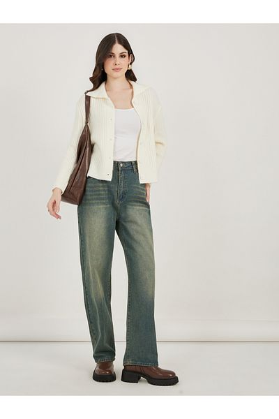 Styli Regular Length Regular Fit Buttoned Knit Cardigan