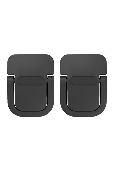Choice Black 2pcs Laptop Stand For Computer Keyboard Holder Mini Portable Legs Laptop Stands For Macbook Hu