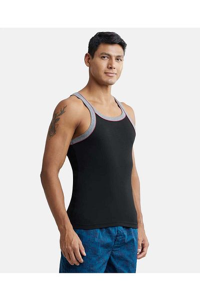 JOCKEY 24X7 Racer Back Tank Top 1467-01 White