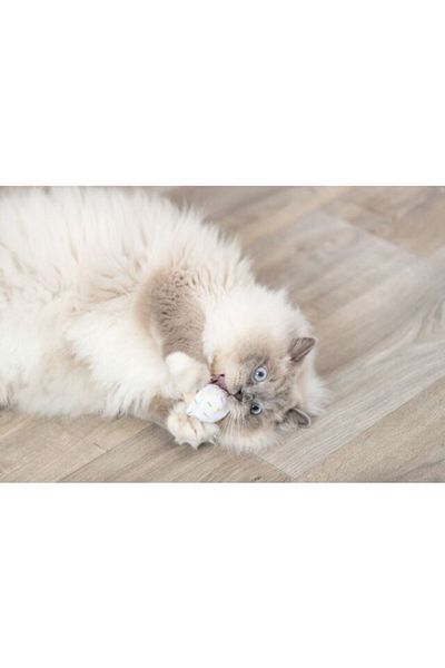 Trixie 7cm Plush Cat Toy - Ice Cream and Cake Shaped