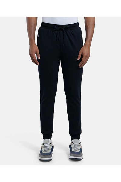 JOCKEY Athleisure-Mens Strait fit Track AM02-01 Black