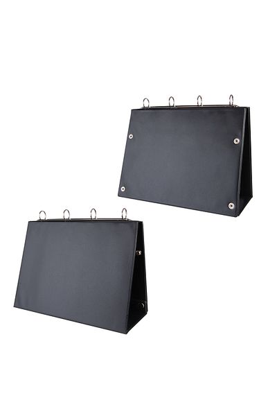 2K Presantation Horizontal Triangle Paperwork Folder 4 Rings 250 Sheets Capacity 24X32,3 cm