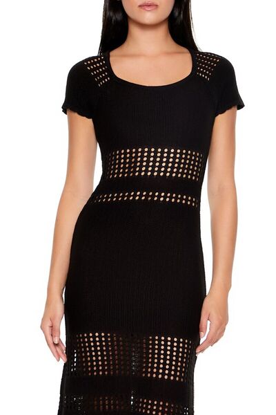 Forever 21 Örgü Koton Midi Elbise