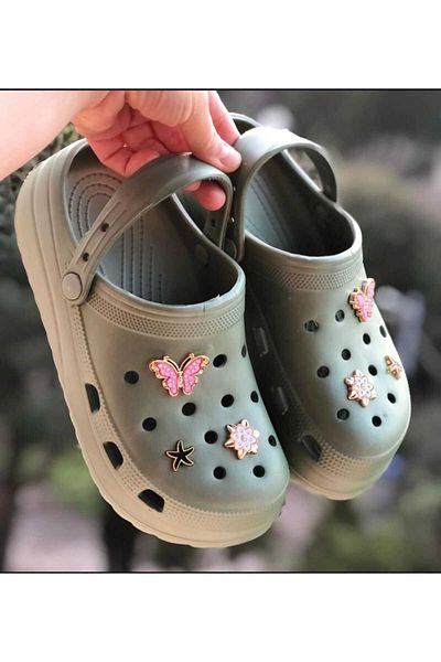 Pandalina Butterfly Patterned Phylon Sandals for Mother and Daughter - Light Sole and Non-Slip Slippers