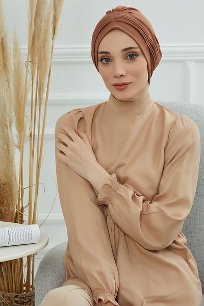 Aisha's Design B-19 Model Pleated Combed Cotton Bag