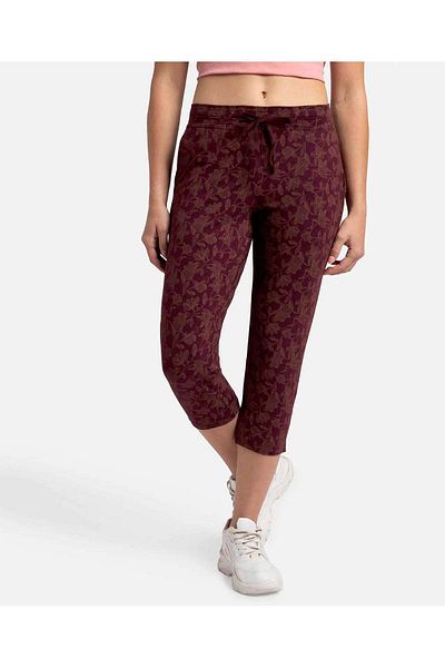 JOCKEY 24X7 Capri Pants 1300-01 Red