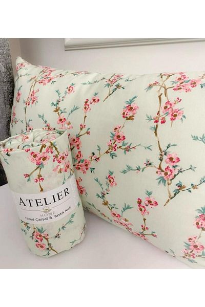 Pamuku Single/Queen Size Fitted Sheet Set +1 Pillowcase